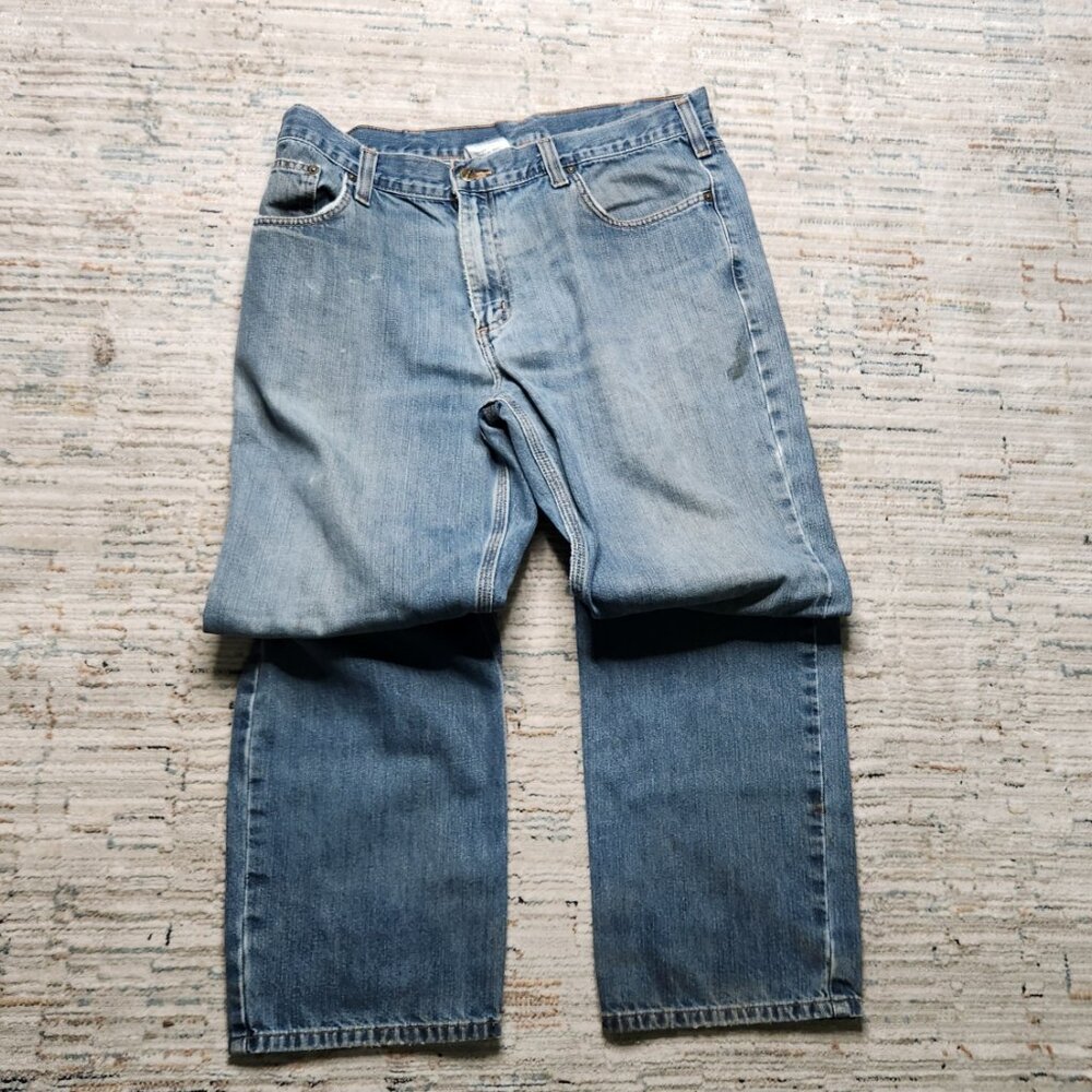 Carhartt Jeans, Active Wear, Blue Jean Color, Work Apparel, Size 36W 30L